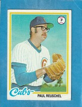 1978 Topps Base Set #663 Paul Reuschel