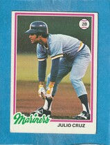 1978 Topps Base Set #687 Julio Cruz