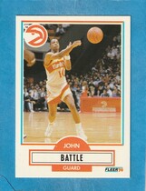 1990 Fleer Base Set #1 John Battle