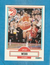 1990 Fleer Base Set #5 Spud Webb