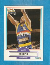 1990 Fleer Base Set #48 Alex English