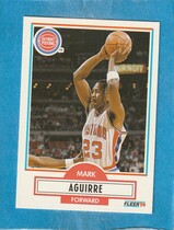 1990 Fleer Base Set #54 Mark Aguirre