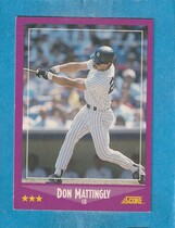 1988 Score Base Set #1 Don Mattingly