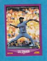 1988 Score Base Set #108 Les Straker