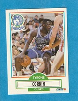 1990 Fleer Base Set #113 Tyrone Corbin