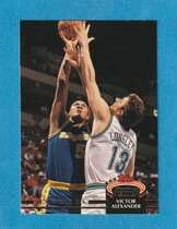 1992 Stadium Club Base Set #348 Victor Alexander