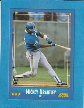 1988 Score Base Set #213 Mickey Brantley