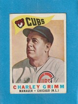1960 Topps Base Set #217 Charley Grimm