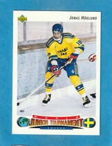 1992 Upper Deck Base Set #222 Jonas Hoglund