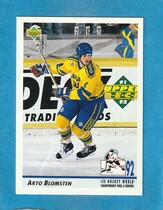 1992 Upper Deck Base Set #376 Arto Blomsten