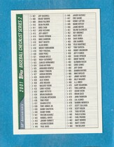 2001 Topps Base Set #CL1 Checklist Series 2