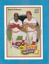 1992 Upper Deck Baseball Heroes Johnny Bench & Joe Morgan #43 Johnny Bench|Joe Morgan
