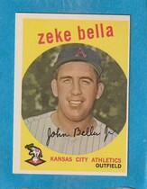 1959 Topps Base Set #254 Zeke Bella