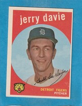1959 Topps Base Set #256 Jerry Davie