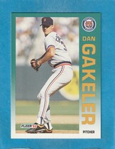 1992 Fleer Base Set #135 Dan Gakeler