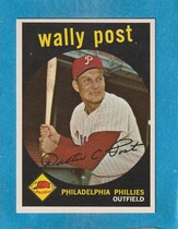 1959 Topps Base Set #398 Wally Post