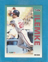1992 Fleer Base Set #362 Mark Lemke