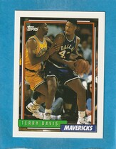 1992 Topps Base Set #261 Terry Davis