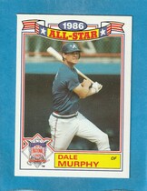 1987 Topps Glossy All Stars #7 Dale Murphy