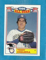 1987 Topps Glossy All Stars #22 Teddy Higuera