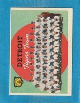 1959 Topps Base Set #329 Tigers Checklist