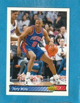 1992 Upper Deck Base Set #349 Terry Mills