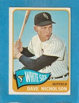 1965 Topps Base Set #183 Dave Nicholson