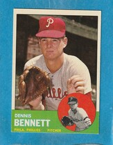 1963 Topps Base Set #56 Dennis Bennett