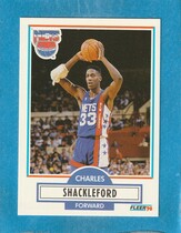 1990 Fleer Base Set #122 Charles Shackleford