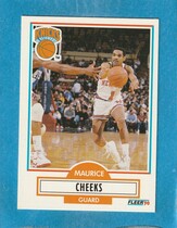 1990 Fleer Base Set #124 Maurice Cheeks
