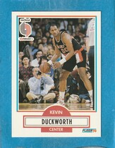 1990 Fleer Base Set #155 Kevin Duckworth