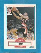 1990 Fleer Base Set #156 Byron Irvin