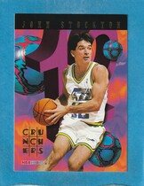 1995 NBA Hoops Numbers Crunchers #23 John Stockton
