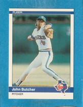 1984 Fleer Base Set #415 John Butcher