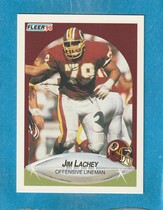 1990 Fleer Base Set #158 Jim Lachey