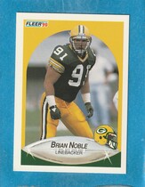 1990 Fleer Base Set #178 Brian Noble