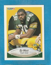 1990 Fleer Base Set #181 Ed West