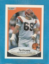 1990 Fleer Base Set #218 Tim Krumrie