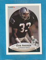 1990 Fleer Base Set #250 Eddie Anderson