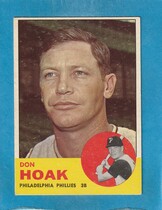 1963 Topps Base Set #305 Don Hoak
