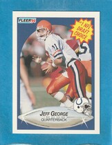 1990 Fleer Base Set #347 Jeff George