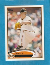 2012 Topps Base Set Series 1 #155 Matt Cain