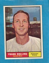 1961 Topps Base Set #335 Frank Bolling
