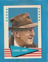 1961 Fleer Base Set #53 Kenesaw Landis