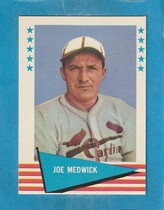 1961 Fleer Base Set #61 Joe Medwick