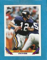 1993 Topps Base Set #72 Sean Salisbury