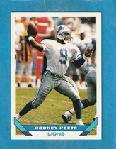 1993 Topps Base Set #169 Rodney Peete