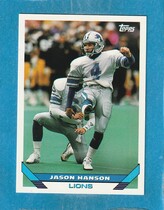 1993 Topps Base Set #320 Jason Hanson