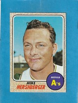 1968 Topps Base Set #18 Mike Hershberger