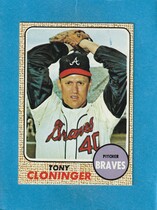 1968 Topps Base Set #93 Tony Cloninger